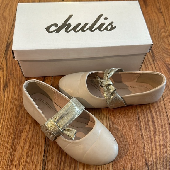 Bone & Gold Mary Jane Flat Size 13 - See description - Picture 3 of 4